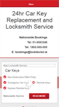 Mobile Screenshot of lockdoctor.ie